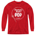 Tootsie Pop Cherry Logo Youth Long Sleeve T-Shirt