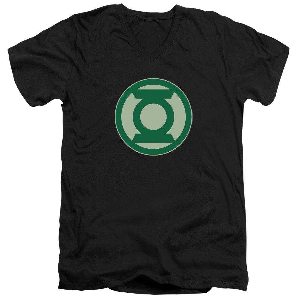 Green Lantern Green Symbol V-Neck T-Shirt