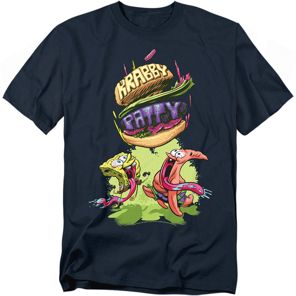 Spongebob Squarepants Krabby Patty From the Sky T-Shirt