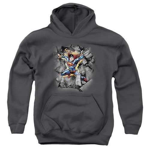 Superman Break on Through Youth Hoodie