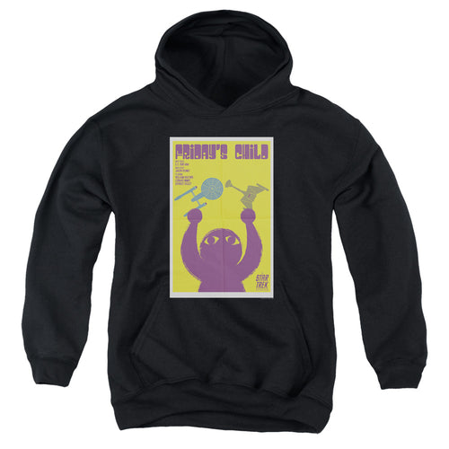 Star Trek Juan Ortiz Friday's Child Black Youth Hoodie