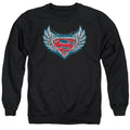 Superman Steel Wings Logo Crewneck Sweatshirt