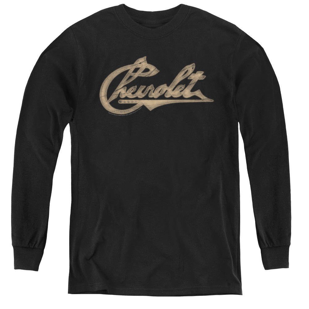 Chevy Script Youth Long Sleeve T-Shirt