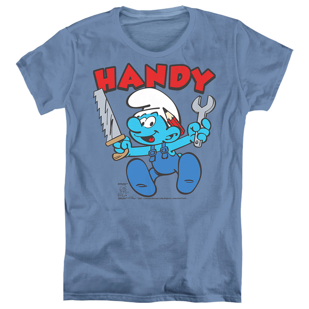 The Smurfs Handy Womens T-Shirt