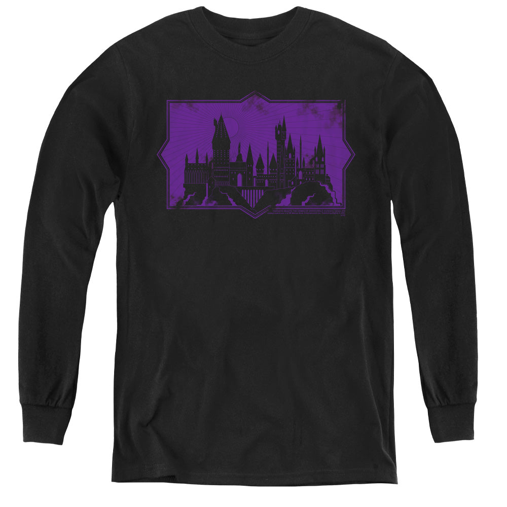 Fantastic Beasts Hogwarts Silhouette Youth Long Sleeve T-Shirt