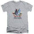 Justice League Team Power V-Neck T-Shirt