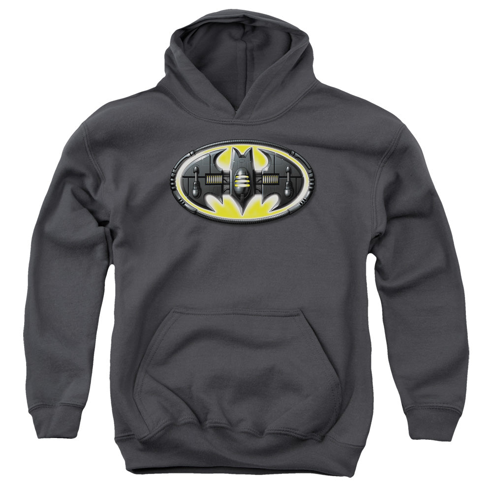Batman Bat Mech Logo Youth Hoodie