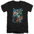 Justice League Jl Assemble V-Neck T-Shirt