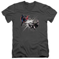 Batman v Superman Fight Burst V-Neck T-Shirt