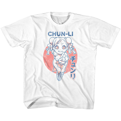 Street Fighter Cutesy Chun-Li Youth/Toddler T-Shirt