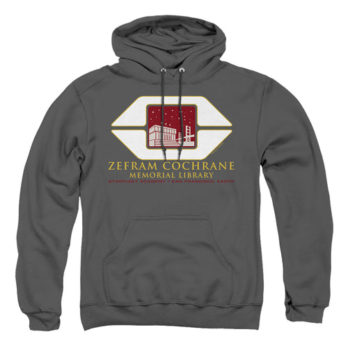 Star Trek Zefram Cochrane Memorial Library Pullover Hoodie