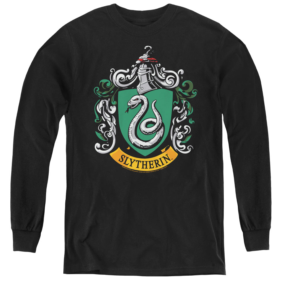 Harry Potter Slytherin Crest Youth Long Sleeve T-Shirt