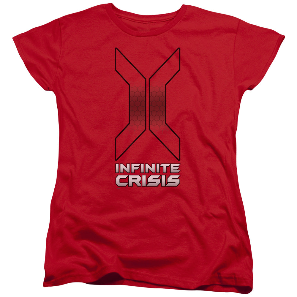 Infinite Crisis Title Womens T-Shirt
