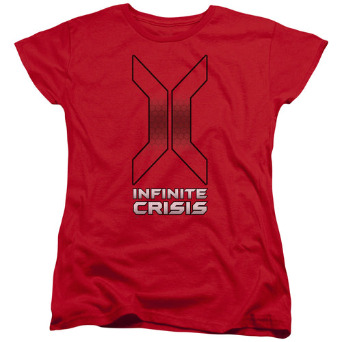 Infinite Crisis Title Womens T-Shirt