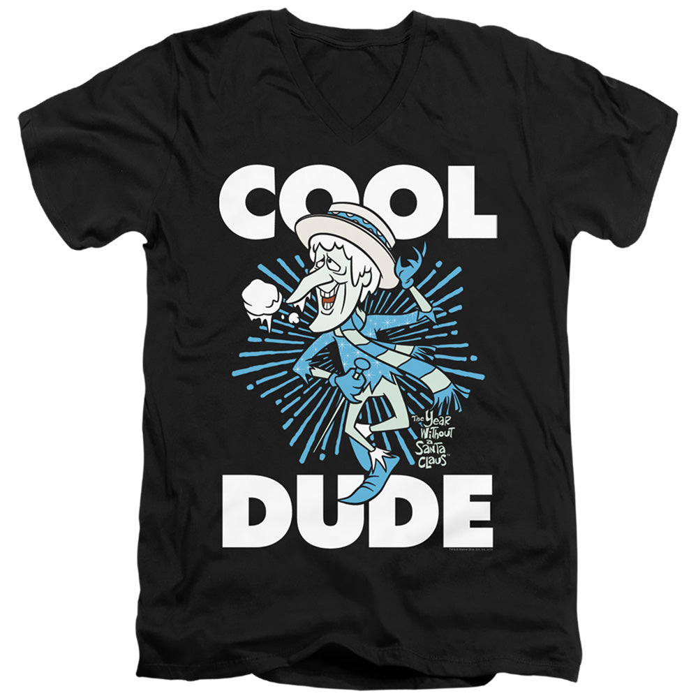The Year Without a Santa Claus Cool Dude V-Neck T-Shirt