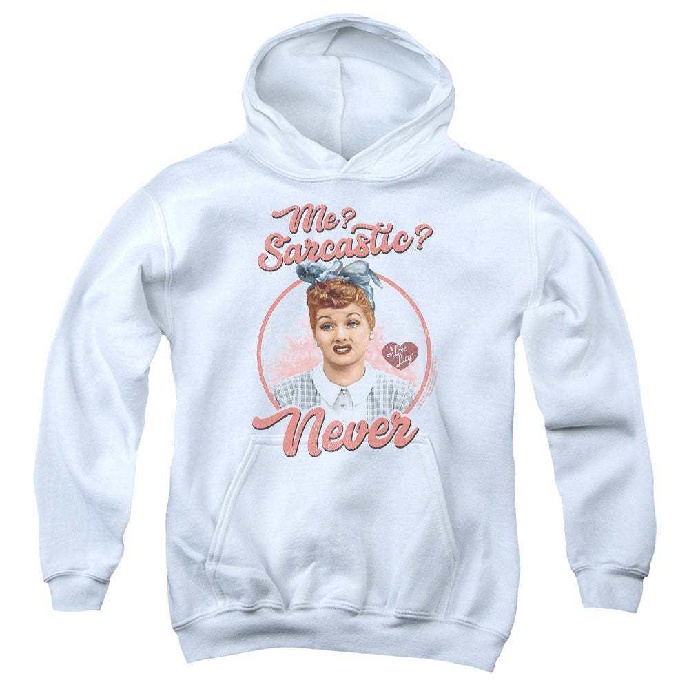 I Love Lucy Sarcastic Youth Hoodie