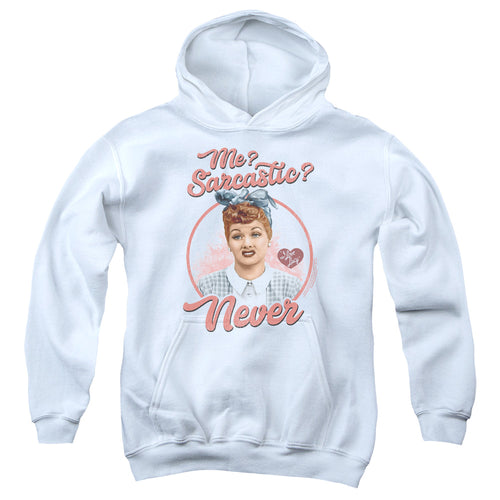I Love Lucy Sarcastic Youth Hoodie