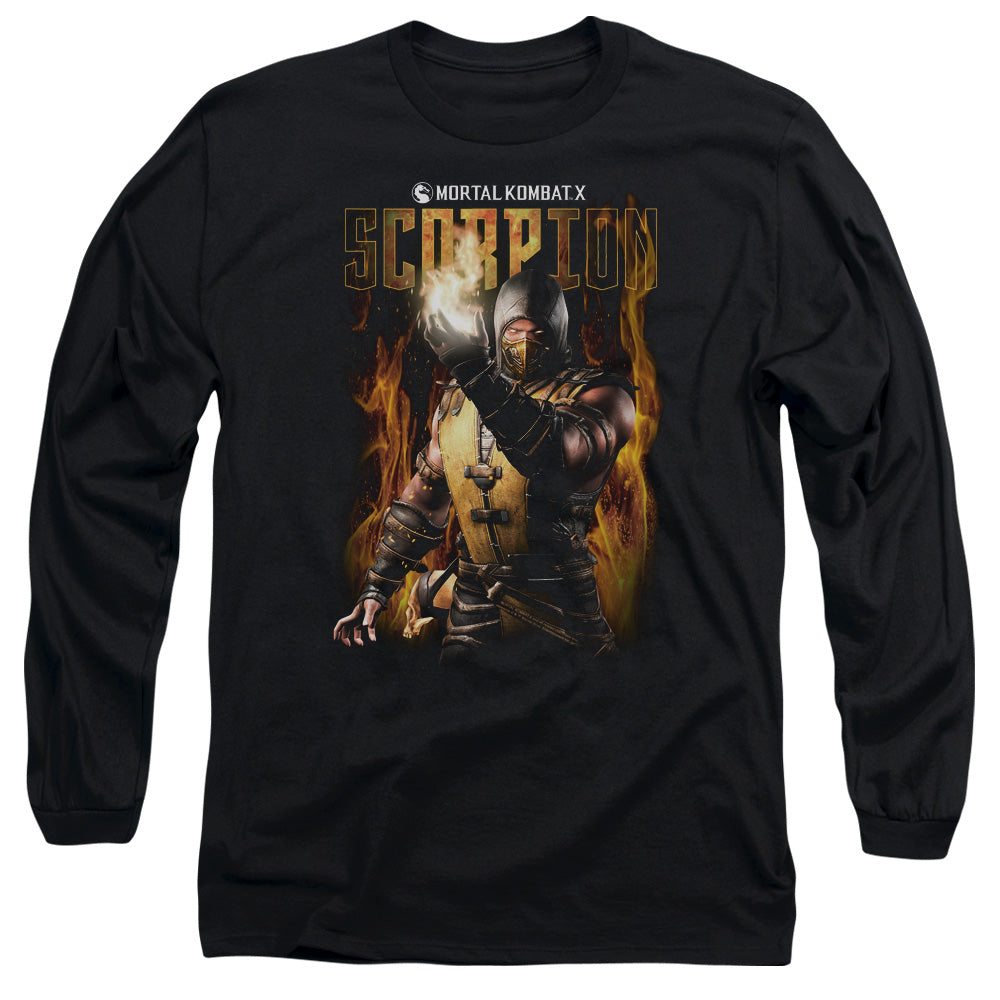 Mortal Kombat 9 Scorpion Long Sleeve T-Shirt