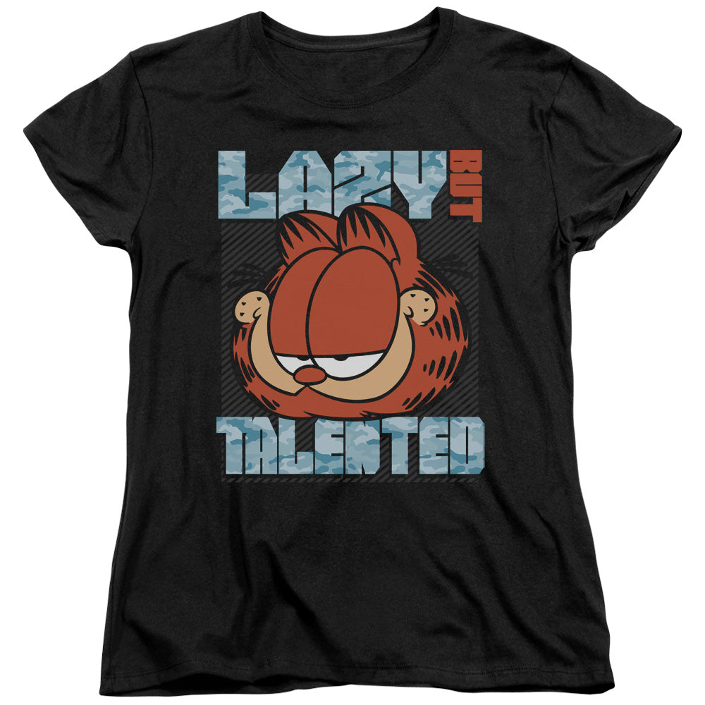 Garfield Lazy But Talented Womens T-Shirt