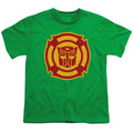 Transformers Rescue Bots Logo Kelly Green Youth/Toddler T-Shirt