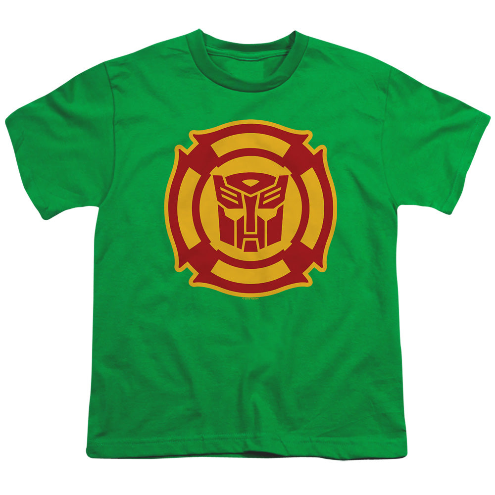 Transformers Rescue Bots Logo Kelly Green Youth/Toddler T-Shirt