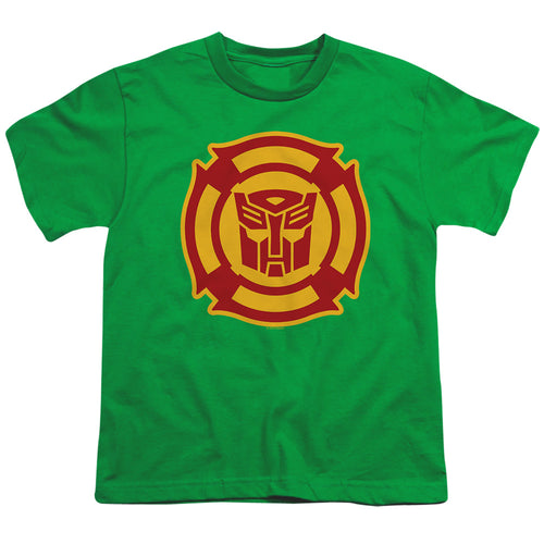 Transformers Rescue Bots Logo Kelly Green Youth/Toddler T-Shirt