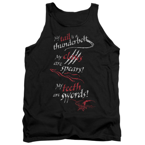 The Hobbit Tail Claws Teeth Tank Top