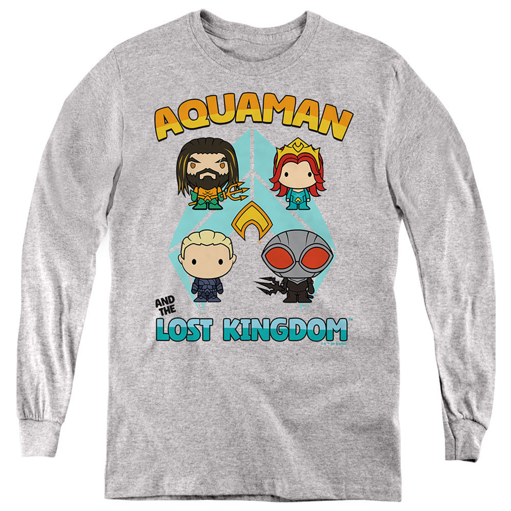 Aquaman Character Lineup Youth Long Sleeve T-Shirt
