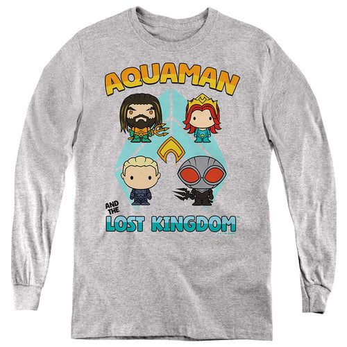 Aquaman Character Lineup Youth Long Sleeve T-Shirt