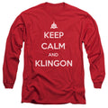 Star Trek Keep Calm and Klingon Long Sleeve T-Shirt