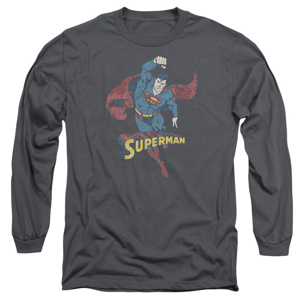Desaturated Superman Long Sleeve T-Shirt