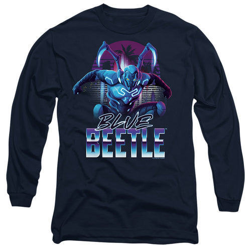 Blue Beetle City Protector Long Sleeve T-Shirt