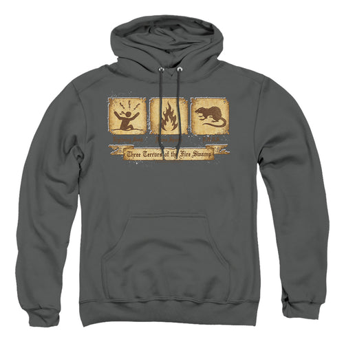 The Princess Bride Three Terrors Charcoal Pullover Hoodie