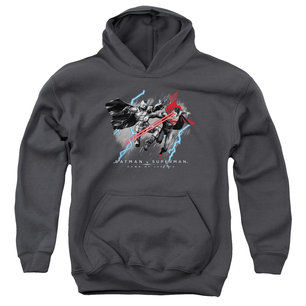 Batman v Superman Lightniing V Heat Vision Youth Hoodie