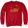 The Flash Flash Speed Distressed Crewneck Sweatshirt