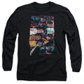 Superman Torn Collage Long Sleeve T-Shirt