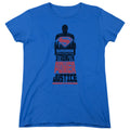 Batman v Superman Super Justice Womens T-Shirt