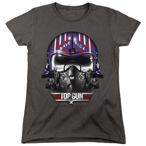 Top Gun Maverick Helmet Womens T-Shirt