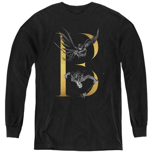 Batman B Youth Long Sleeve T-Shirt