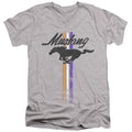 Ford Mustang Stripes V-Neck T-Shirt