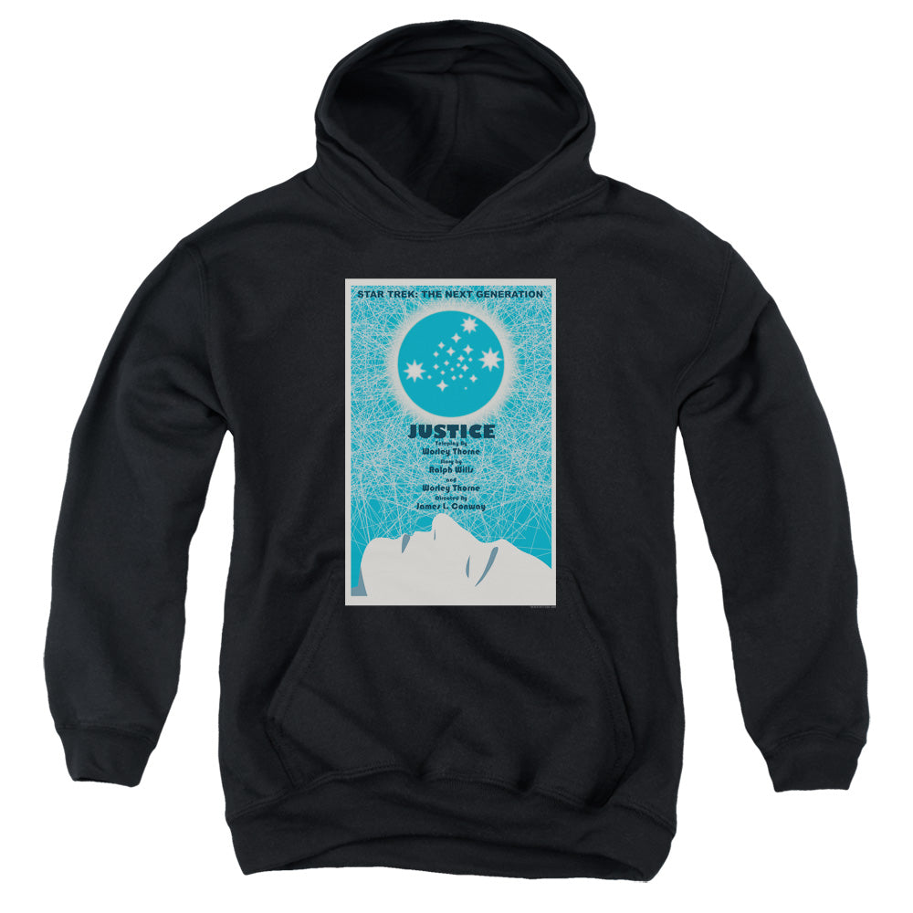 Star Trek Justice Black Youth Hoodie