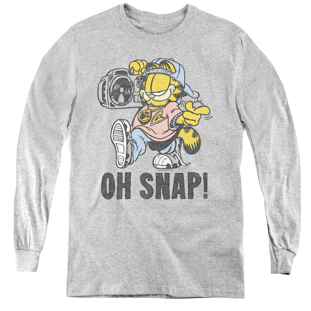 Garfield Oh Snap Youth Long Sleeve T-Shirt
