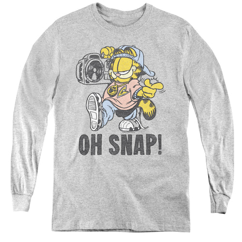 Garfield Oh Snap Youth Long Sleeve T-Shirt