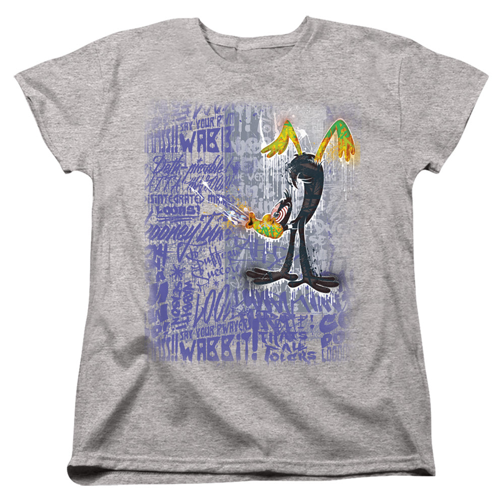 Looney Tunes Graffiti Duck Womens T-Shirt