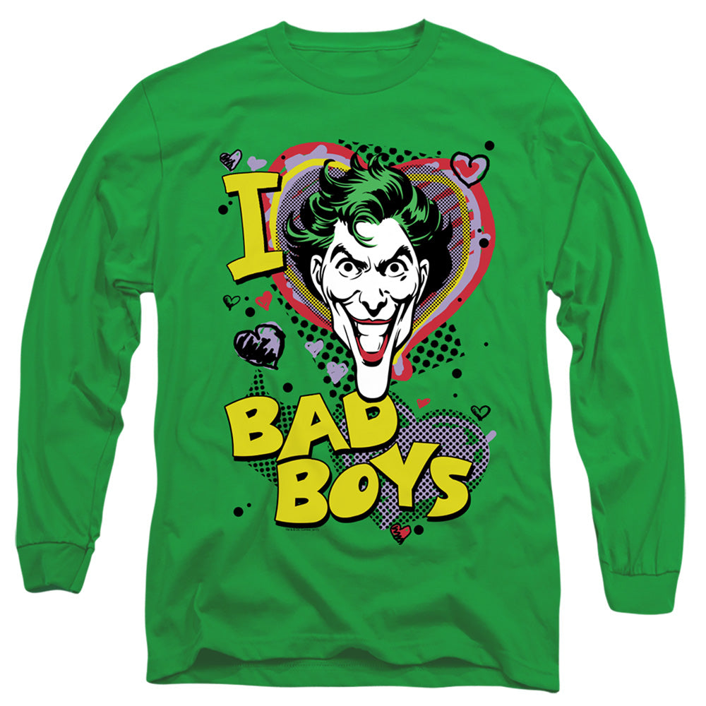 DC Comics I Heart Bad Boys 2 Long Sleeve T-Shirt