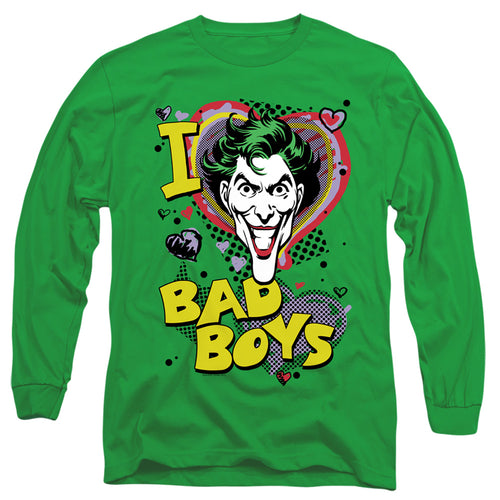 DC Comics I Heart Bad Boys 2 Long Sleeve T-Shirt