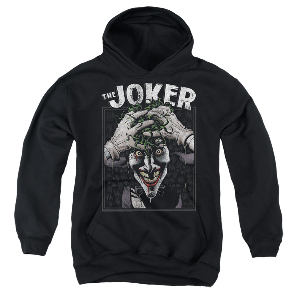 The Batman Crazed Joker Youth Hoodie