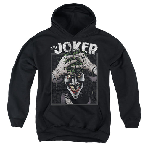 The Batman Crazed Joker Youth Hoodie