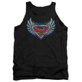 Superman Steel Wings Logo Tank Top
