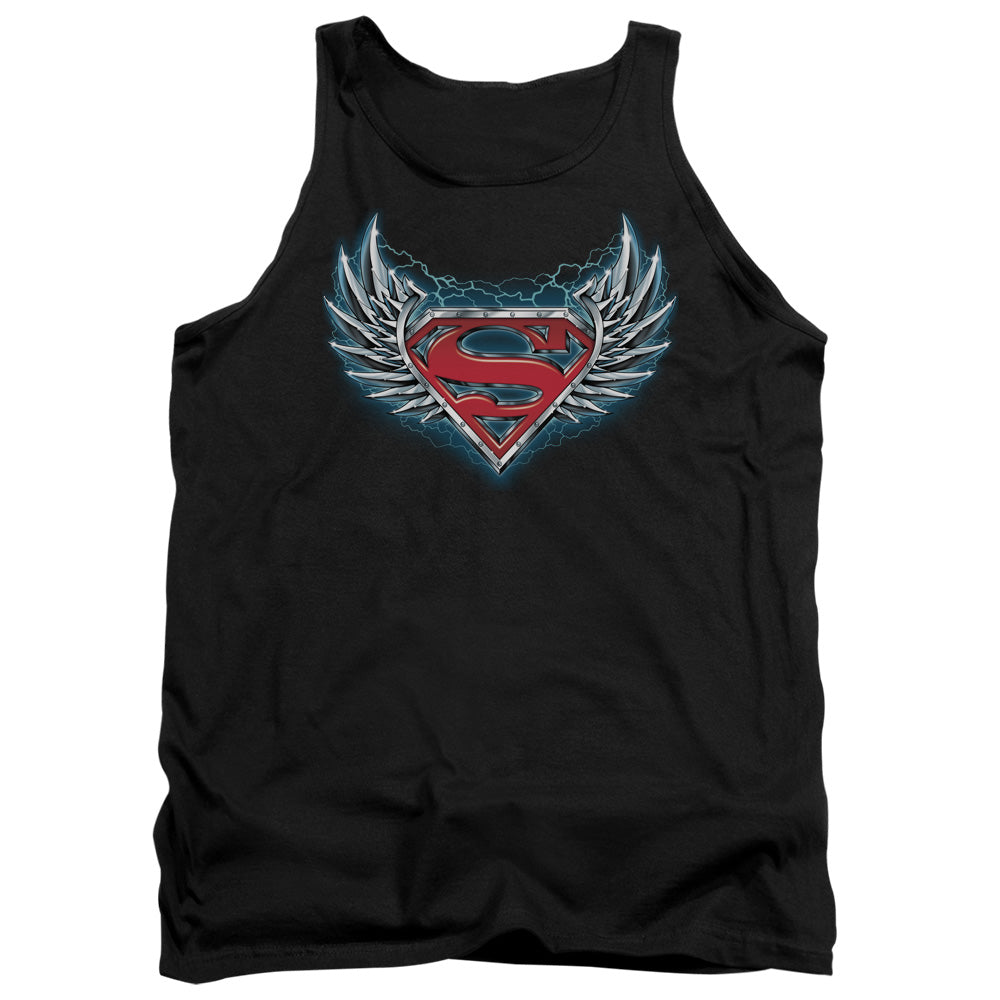 Superman Steel Wings Logo Tank Top